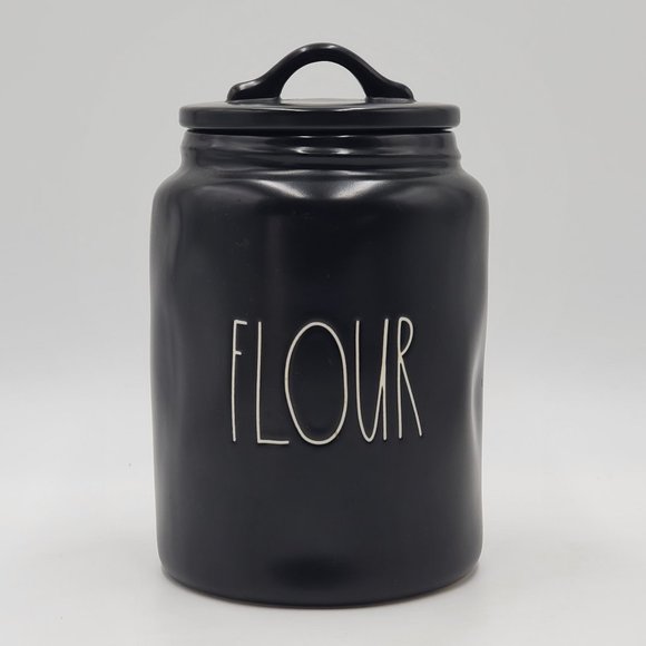 Rae Dunn FLOUR Lidded Canister & WHISK - Picture 2 of 16